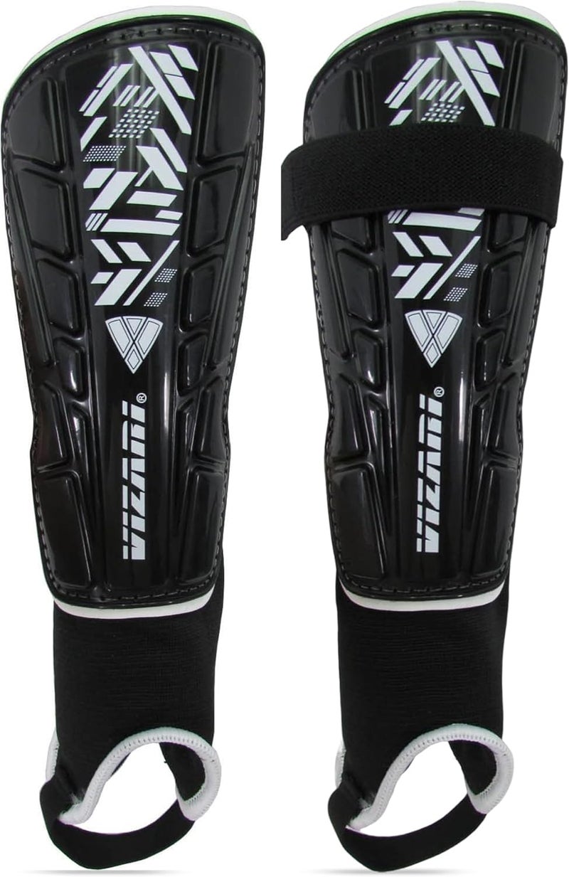 Vizari Malaga Soccer Shin Guards for Kids - Protective Gear for Boys and Girls with Adjustable Straps - Image 1